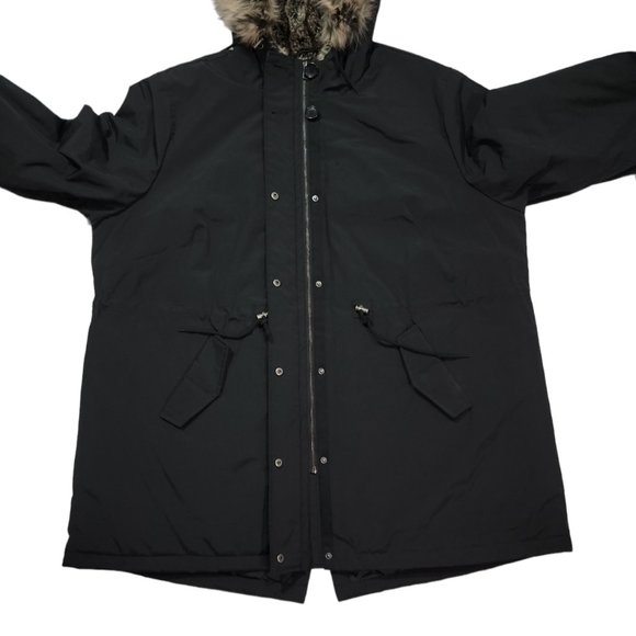 Levis Womens Faux Fur Lined Hooded Parka Jacket Sz 4X - Picture 2 of 10